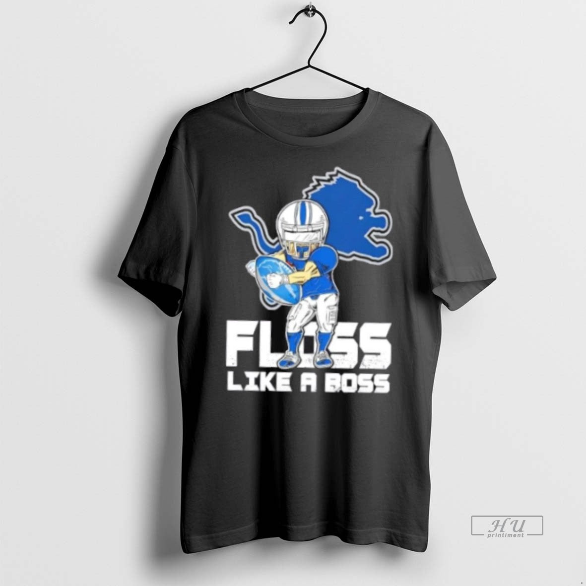 Officials Detroit Lions Football Floss Like A Boss Premium Tee Shirt Sweater