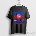 Officials Detroit Pistons 2026 Playoffs Eastern Conference Skyline Unisex , , , Long Sleeve Tee