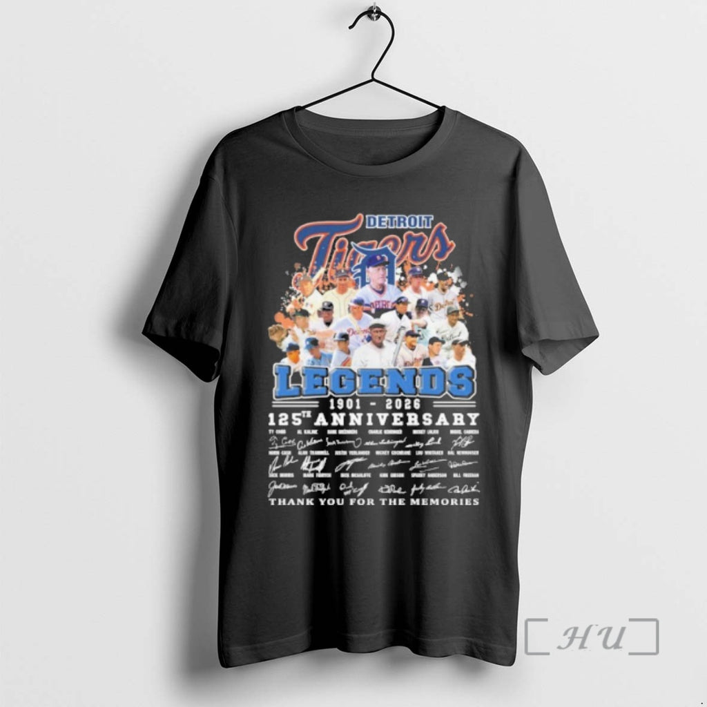 Officials Detroit Tigers Legends Team 125th Anniversary 1901 2026