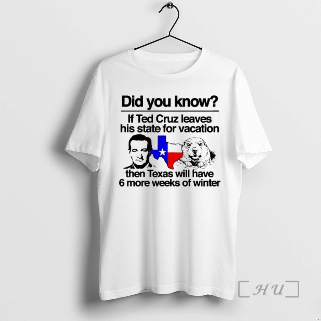 Officials Did You Know If Ted Cruz Leaves His State For Vacation Then Texas Will