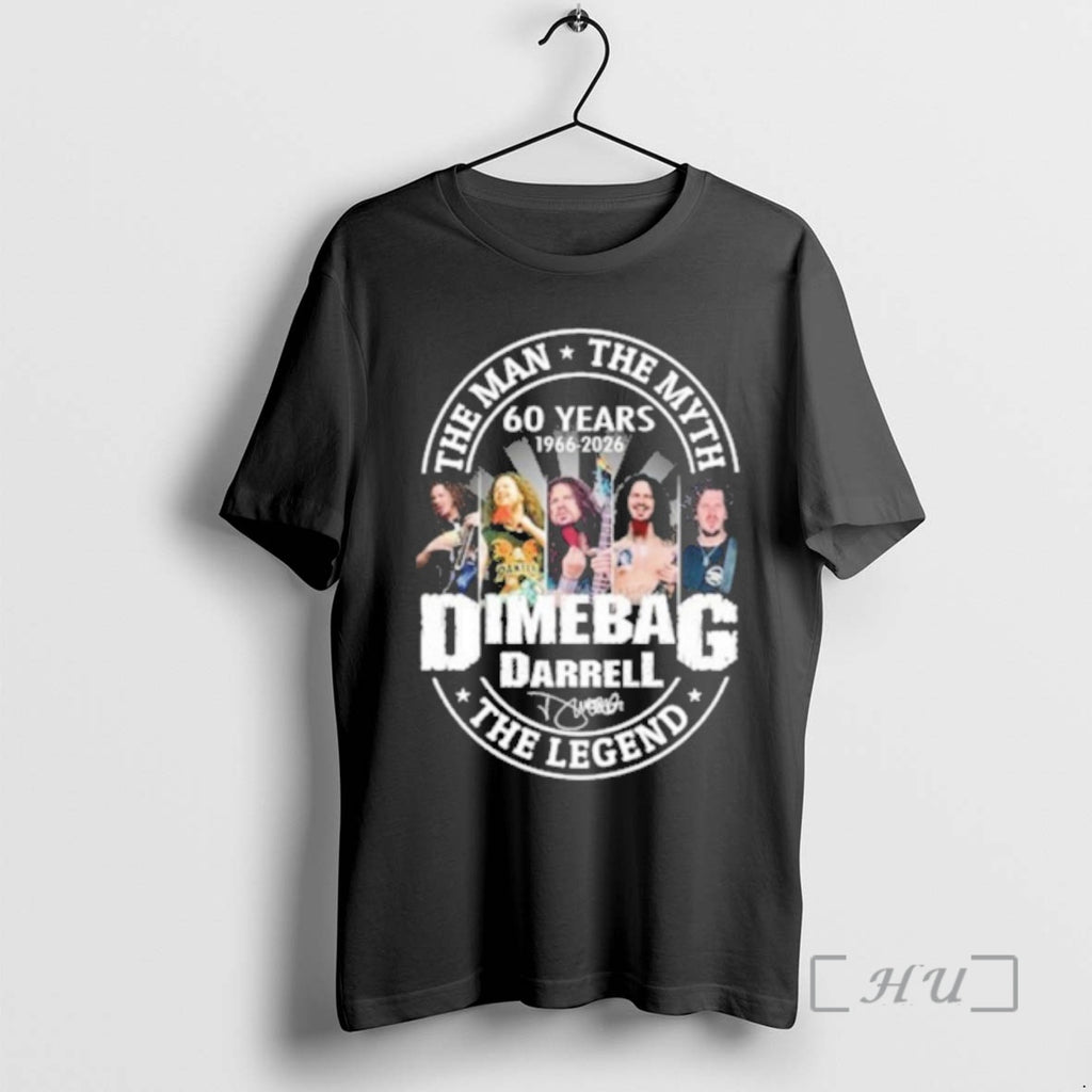 Officials Dimebag Darrell 60 Years 1966 2026 The Man The Myth The Legend Premium