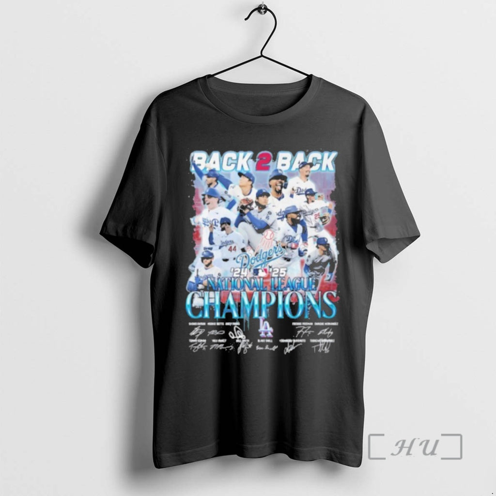 Officials Dodgers Champions Back 2 Back 2025 Premium T Shirt Sweater