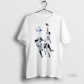 Officials Dodgers Palyer Teoscar Hernandez And George Springer Graphic Signature Premium Tee Shirt Sweater