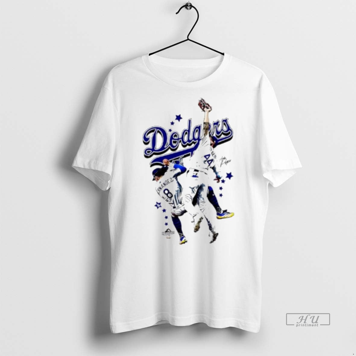 Officials Dodgers Players Hernandez 8 And Pages 44 Signatures Graphic Premium Tee Shirt Sweater