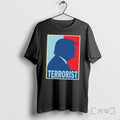 Officials Donald Trump Terrorist 2026 Paint Tee Unisex , , , Long Sleeve Tee