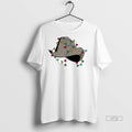 Officials Dwight Yoakam Christmas Light Hat Circle Premium Tee Shirt Sweater