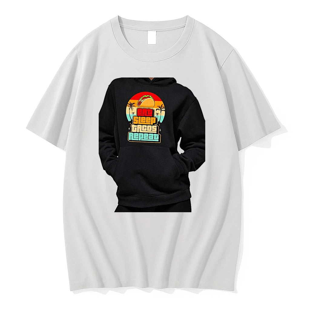 Officials Eat Sleep Tacos Repeat Gaming Premium T Shirt