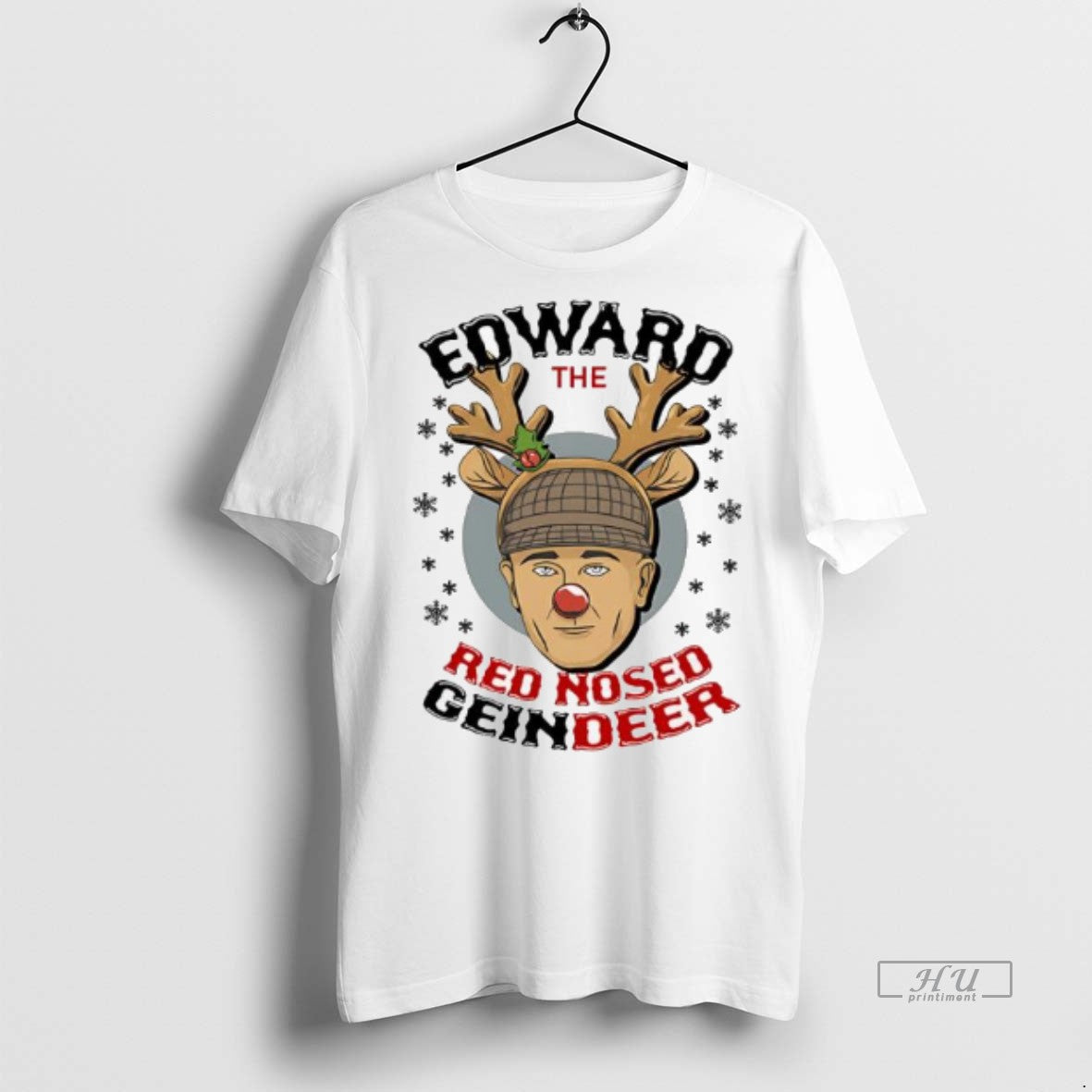 Officials Ed Gein Edward The Red Nose Reindeer Christmas Premium Tee Shirt Sweater