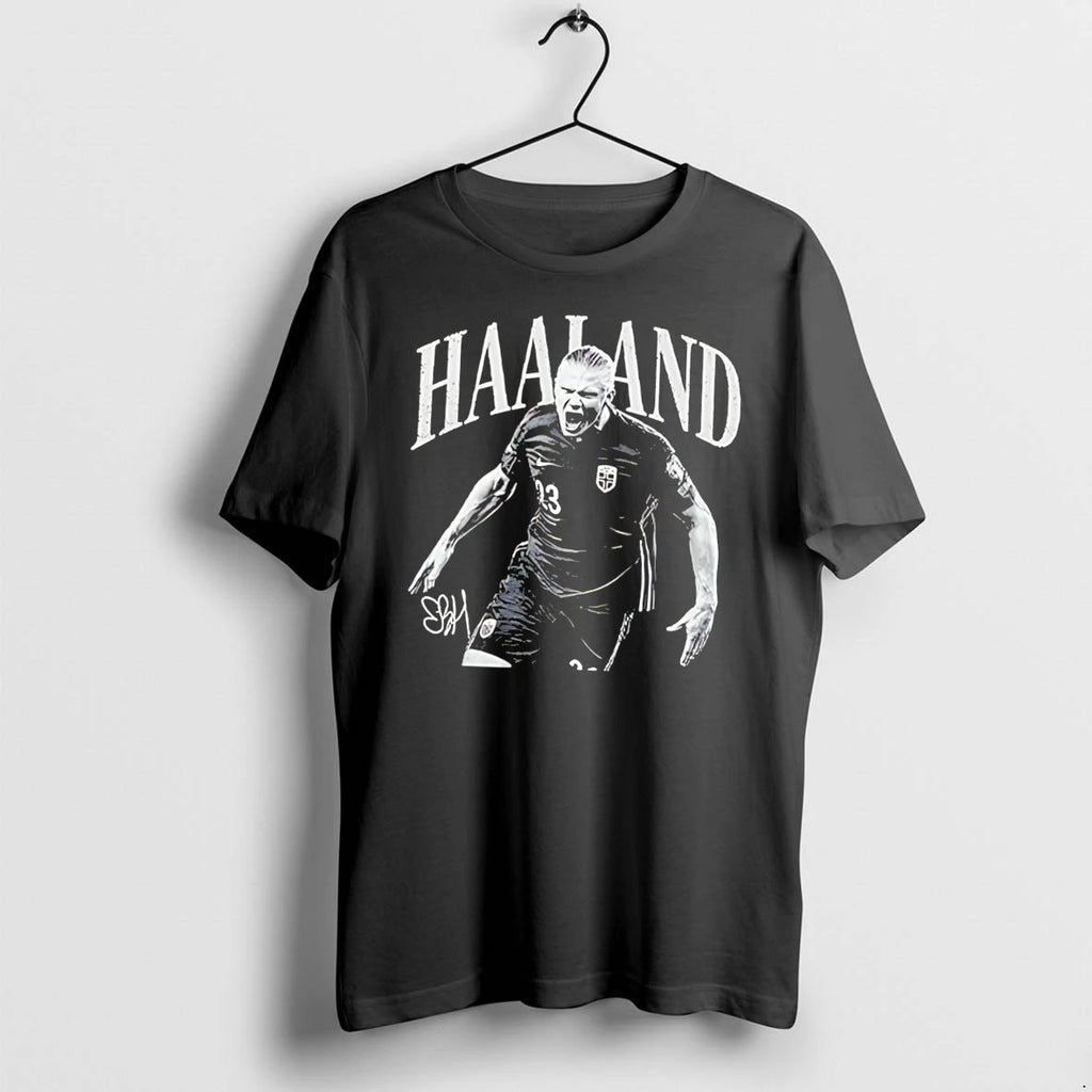 Officials Erling Haaland Norway Football World Cup 2026 Signature Tee Premium T Shirt