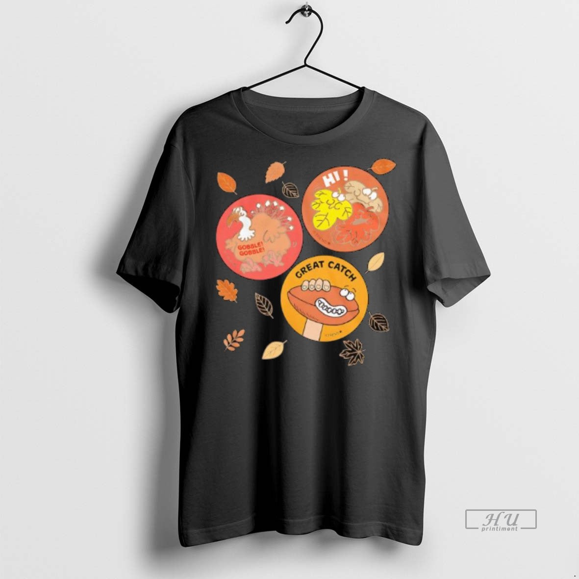 Officials Fall Trio Scratch N Sniff Great Catch Gobble Premium Tee Shirt Sweater