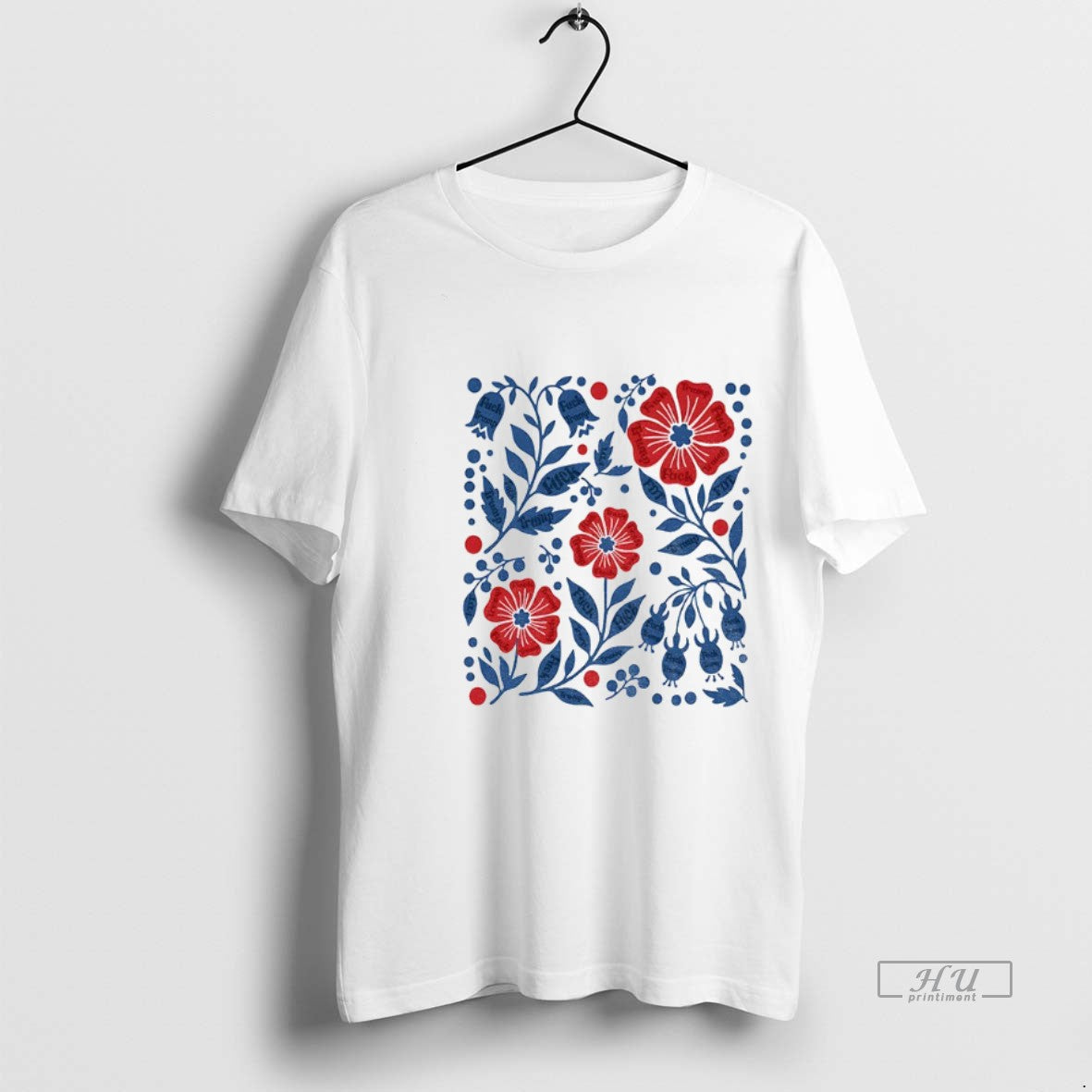 Officials Floral Fdt Protest Subtle Fuck Trump Anti Trump Premium Tee Shirt Sweater