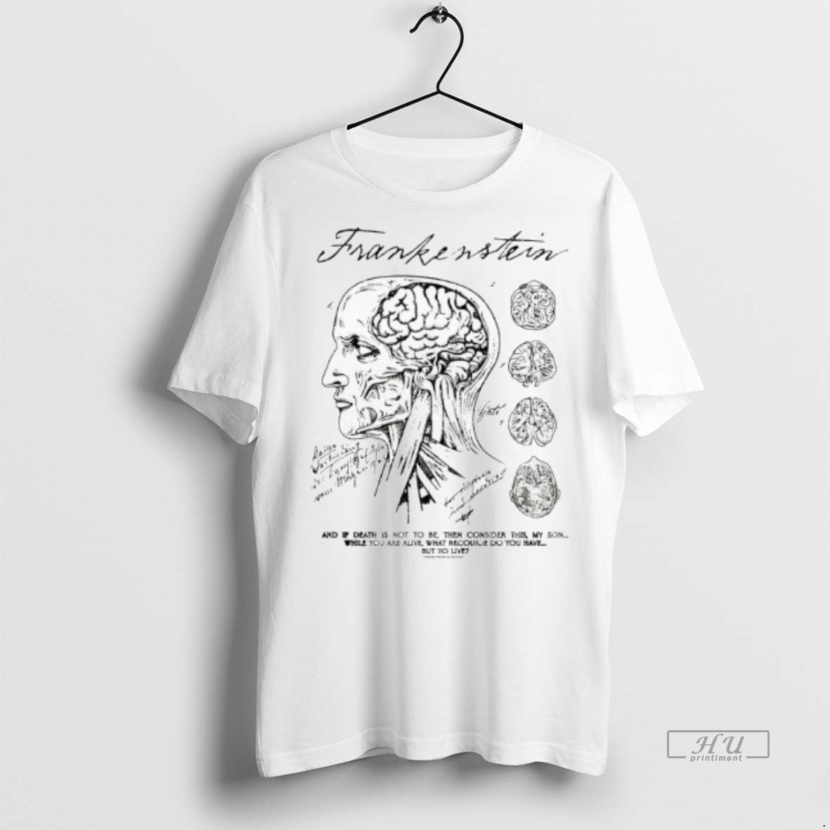 Officials Frankenstein Anatomy Drawing Premium Tee Shirt Sweater