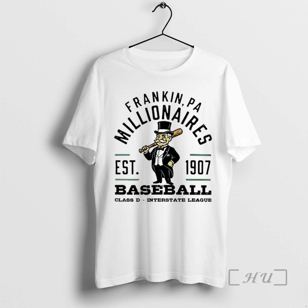 Officials Franklin Millionaires Baseball 1907 Class D Interstate League