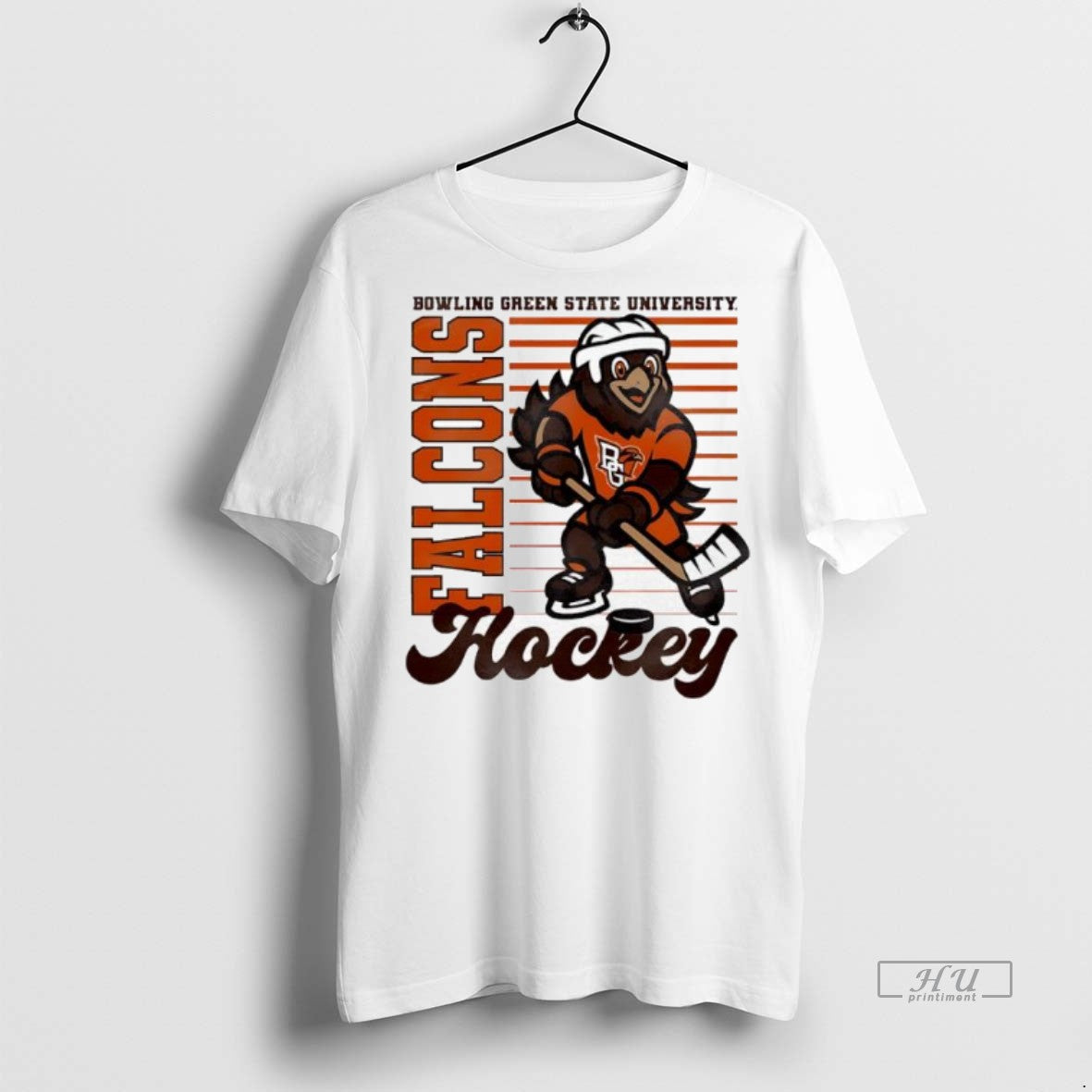 Officials Freddy Falcon Hockey Bowling Green State University Mascot Premium Tee Shirt Sweater