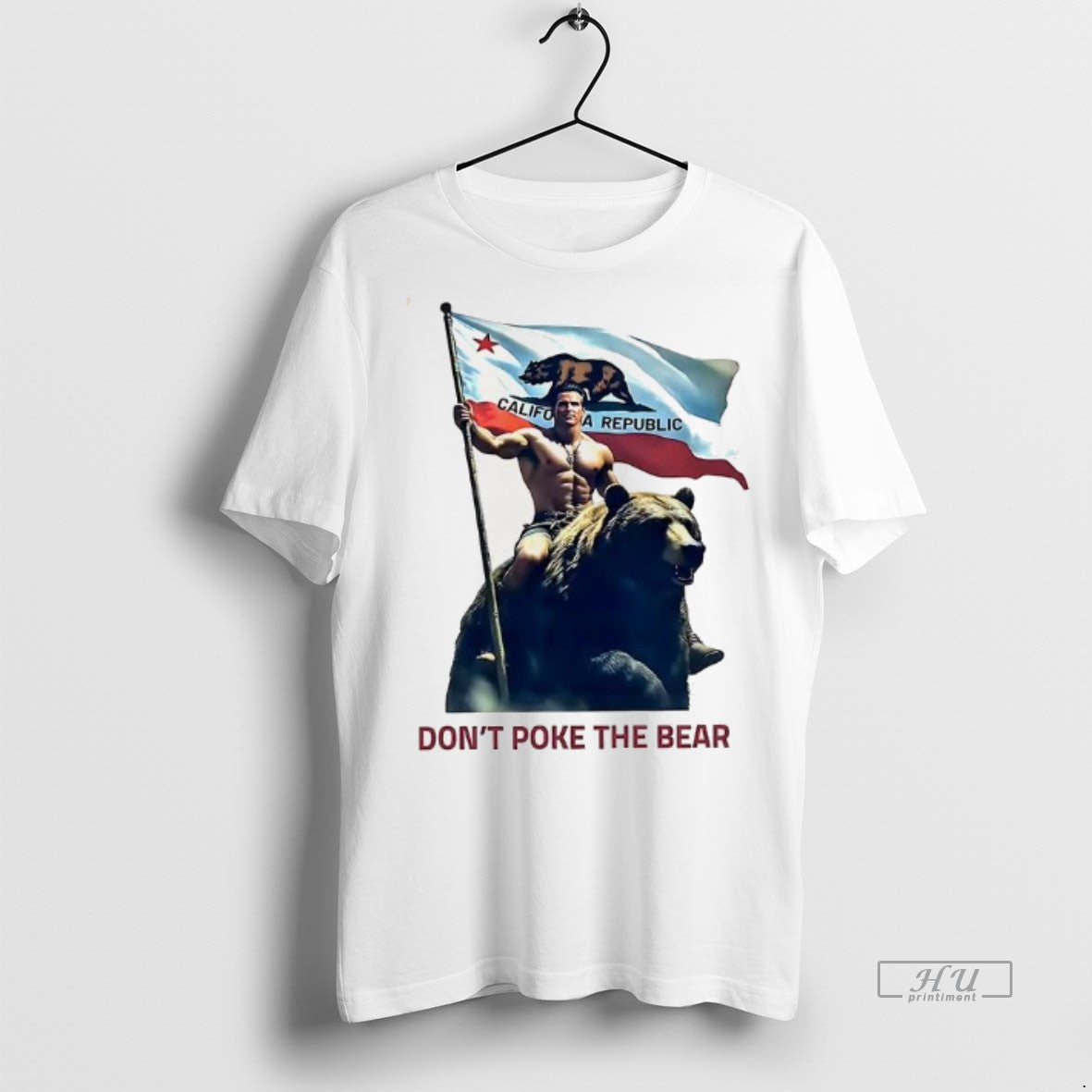 Officials Gavin Newsom Dont Poke The Bear Premium Tee Shirt Sweater