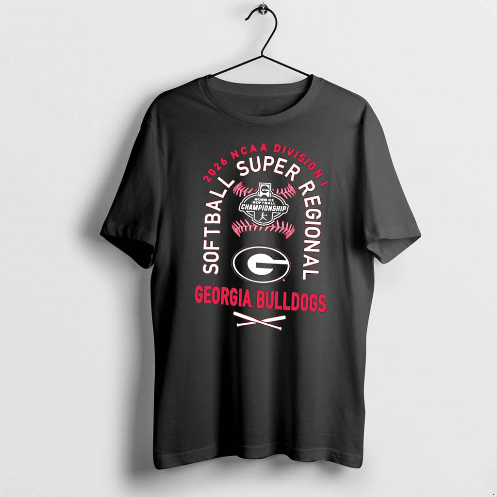 Officials Georgia Bulldogs 2026 Ncaa Division I Softball Super Regionals Tee Premium T Shirt