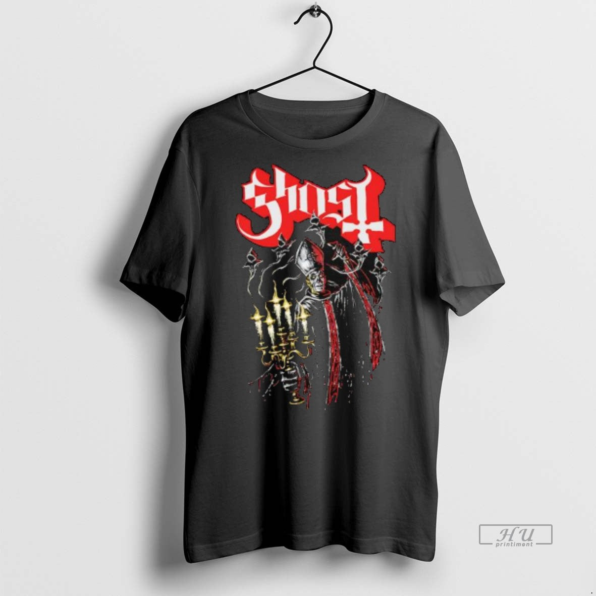 Officials Ghost Haunted Candelabra Merchandise Premium Tee Shirt Sweater