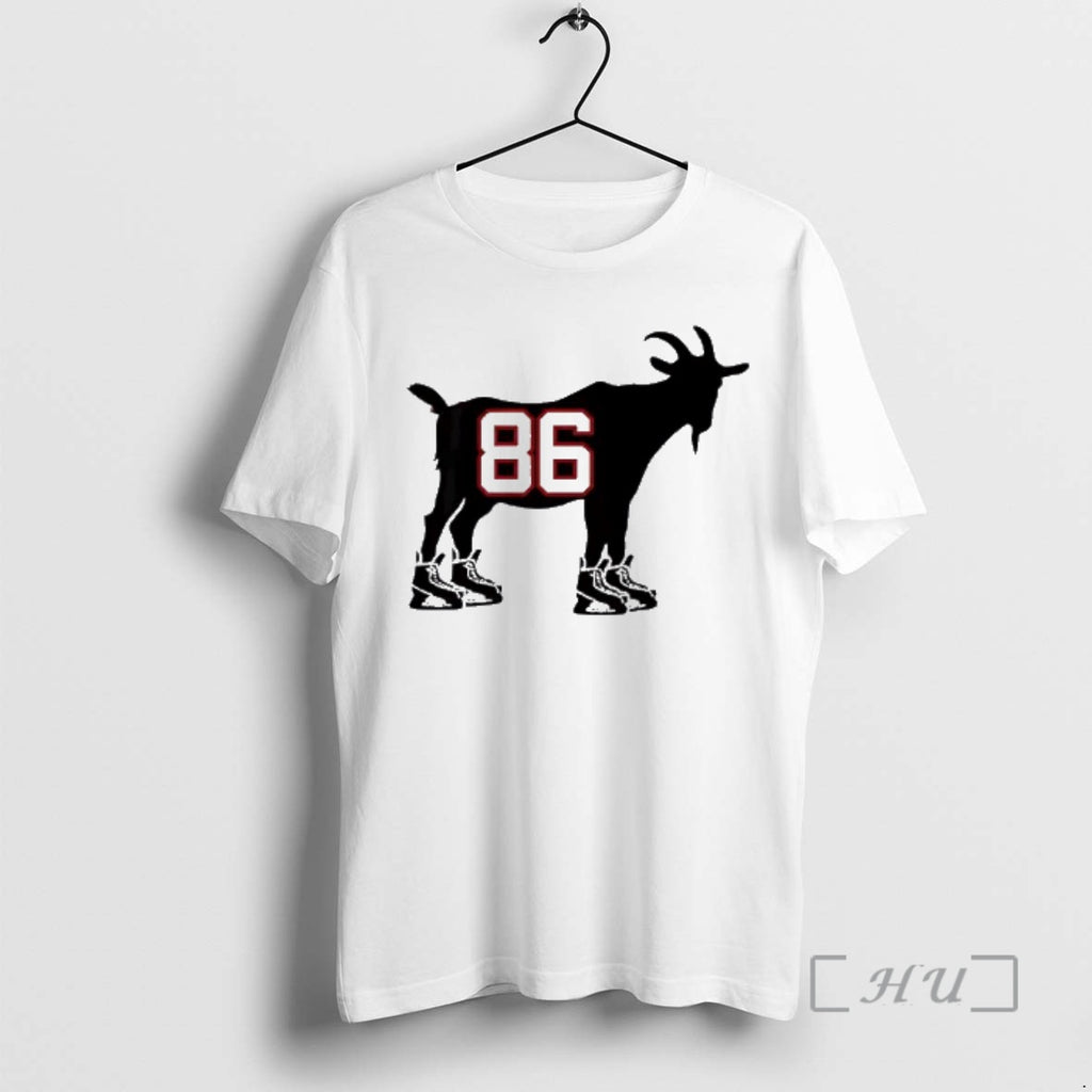 Officials Goat Number 86 Wearing Hockey Skates Graphic
