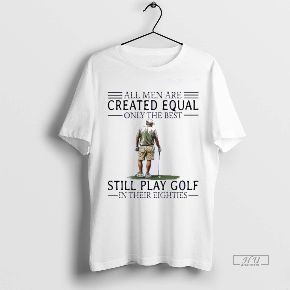 Officials Golf Created Equal Eighties Premium Tee Shirt Sweater