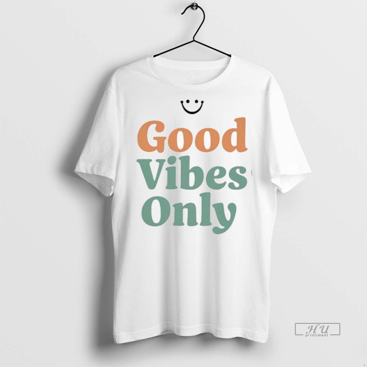 Officials Good Vibes Only Retro Smile Premium Tee Shirt Sweater