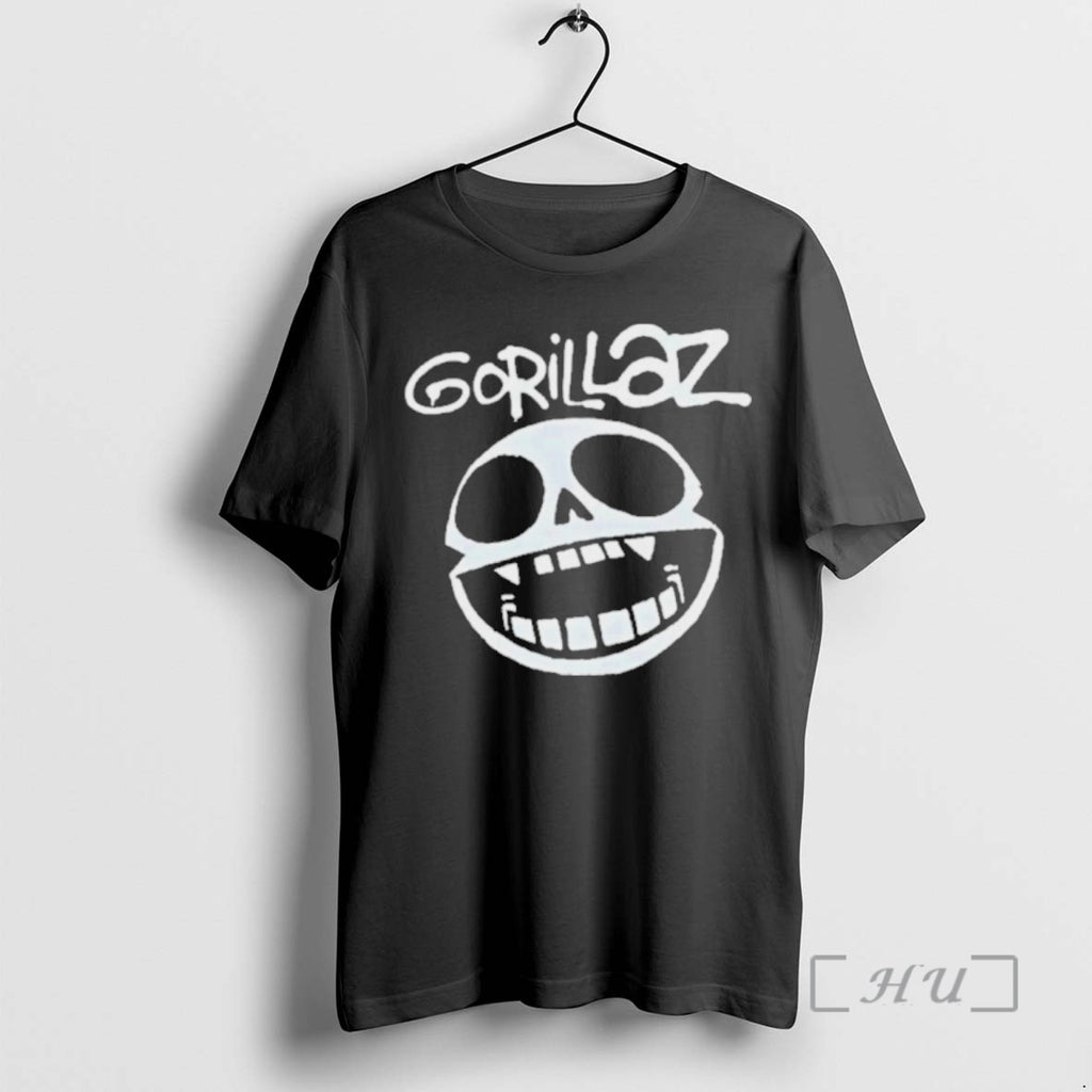 Officials Gorillaz Band Skull Logo