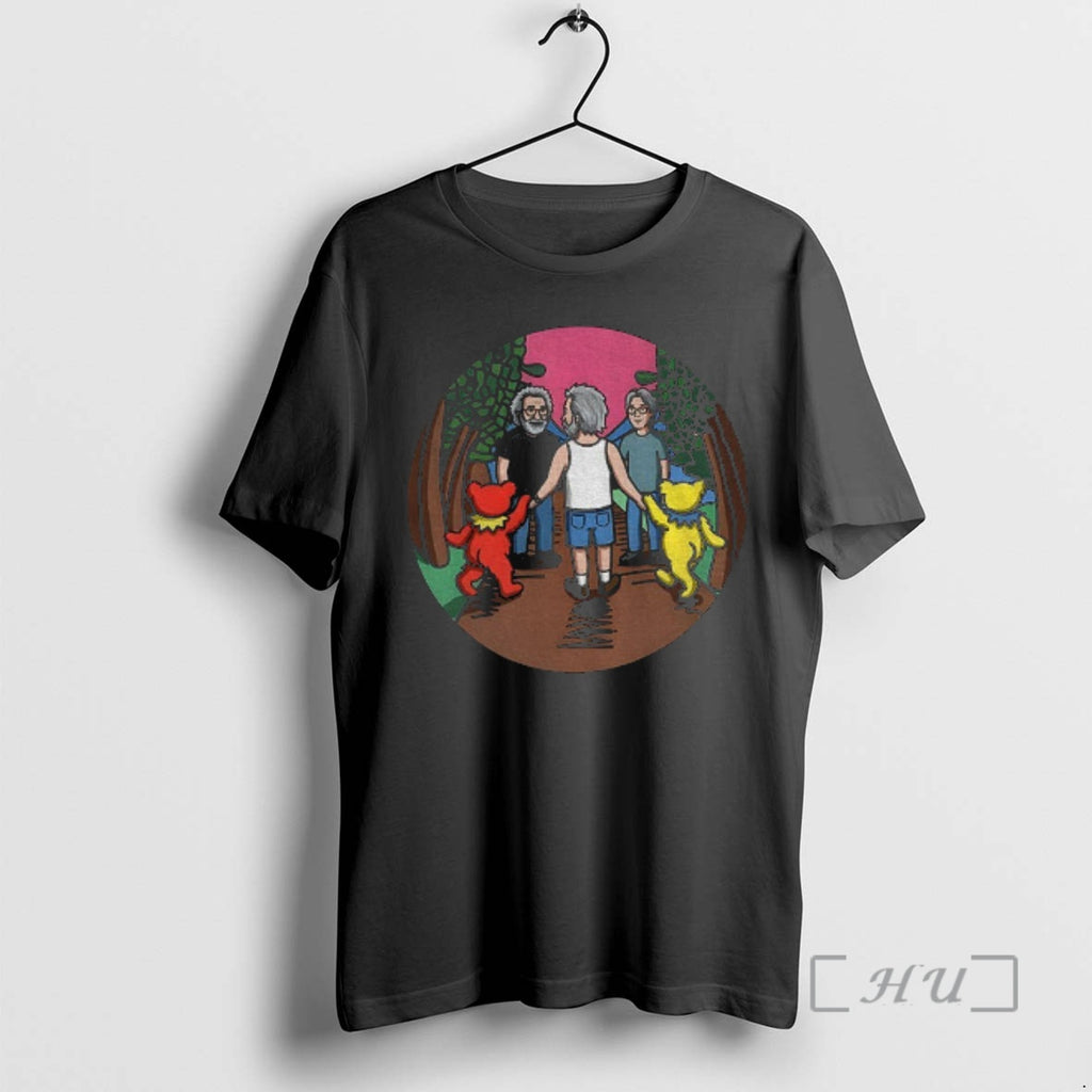 Officials Grateful Dead Bob Weir Jerry Garcia Phil Lesh Dancing Bears Premium T Shirts Sweater