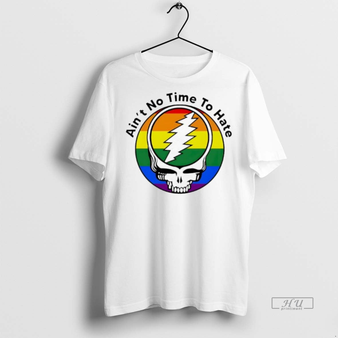 Officials Grateful Dead Lgbt Pride Aint No Time To Hate Premium Tee Shirt Sweater