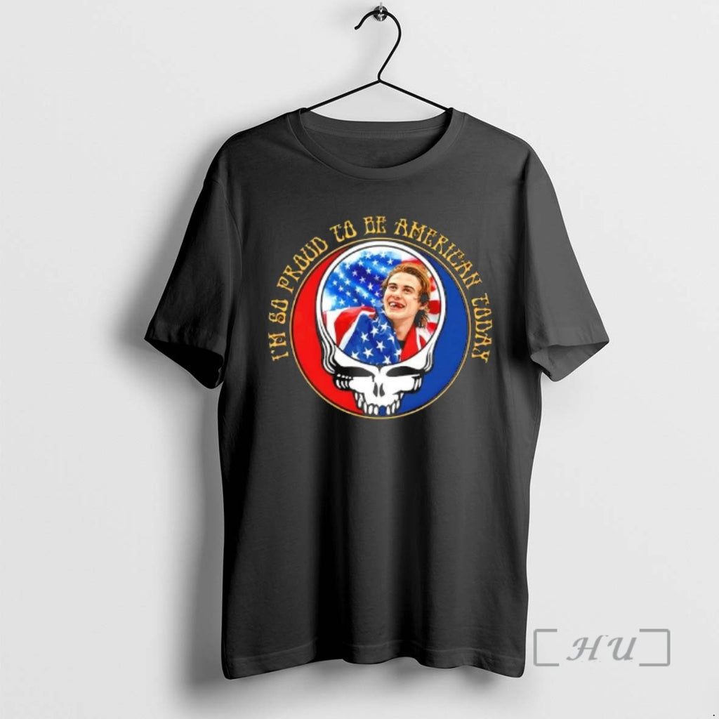 Officials Grateful Dead Stealie Jack Hughes Hockey American Hero