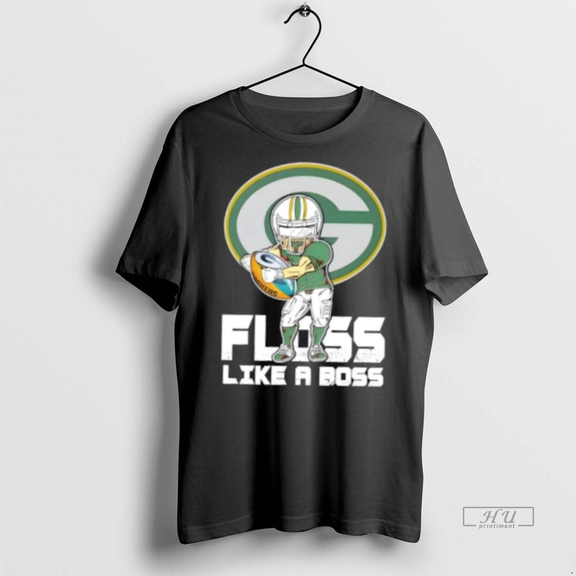 Officials Green Bay Packers Football Floss Like A Boss Premium Tee Shirt Sweater