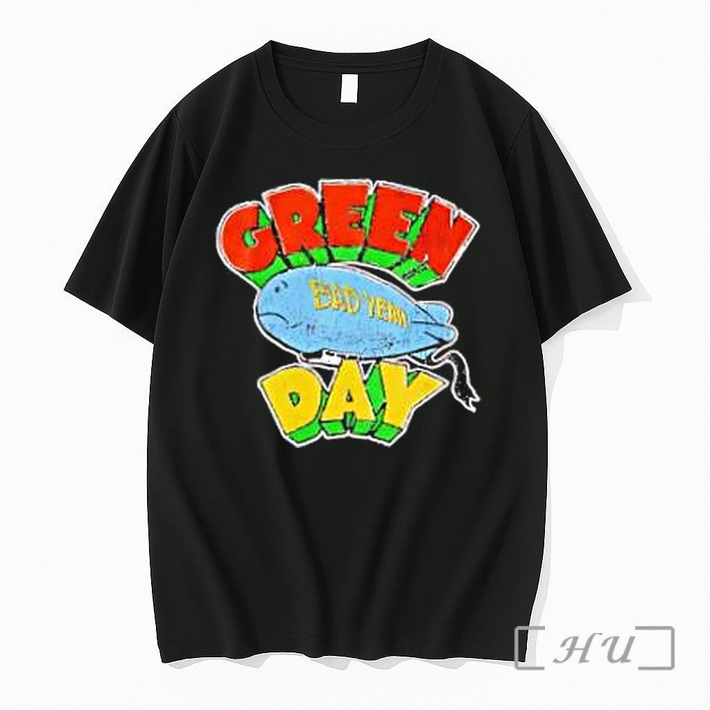 Officials Green Day Bad Year Day Blimp Airship Unisex , , , Long Sleeve Tee