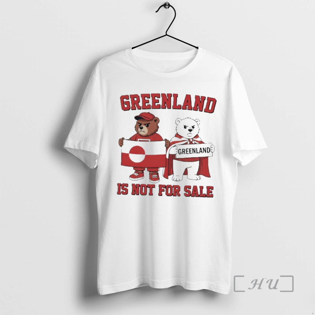 Officials Greenland Is Not For Sale Bear With Polar Bear Cartoon Anti Trump Premium