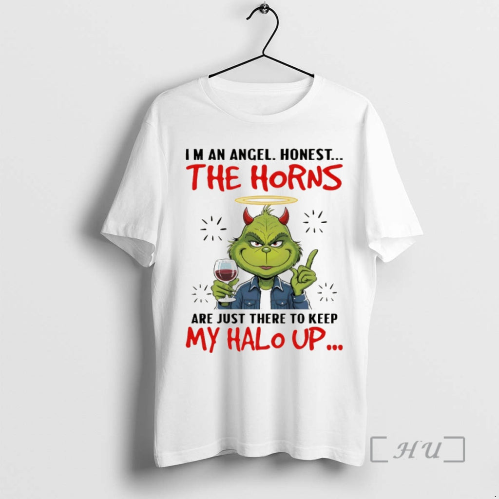 Officials Grinch Im An Angel Honest The Horns Are Just There To Keep My Halo
