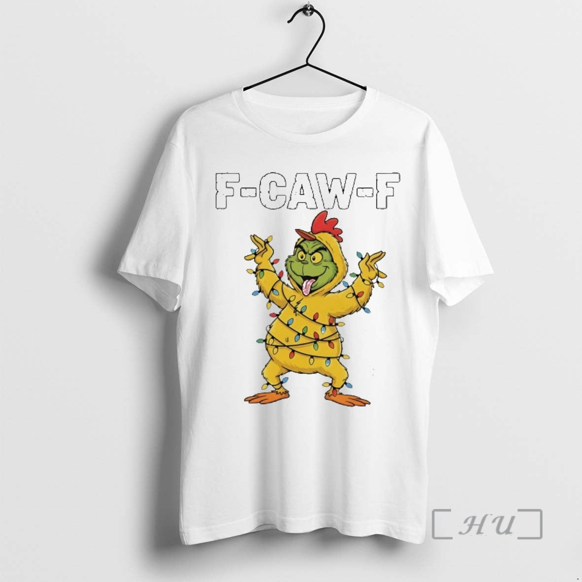 Officials Grinch Chicken F Caw F Christmas Premium T Shirt Sweater