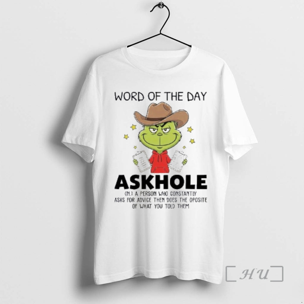 Officials Grinch Cowboy Word Of The Day Askhole