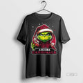 Officials Grinch With Santa Hat X Arizona Cardinals Merry Christmas Premium Tee Shirt Sweater
