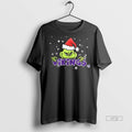 Officials Grinch With Santa Hat X Minnesota Vikings Merry Christmas Premium Tee Shirt Sweater
