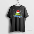 Officials Grinch With Santa Hat X Tennessee Titans Merry Christmas Premium Tee Shirt Sweater