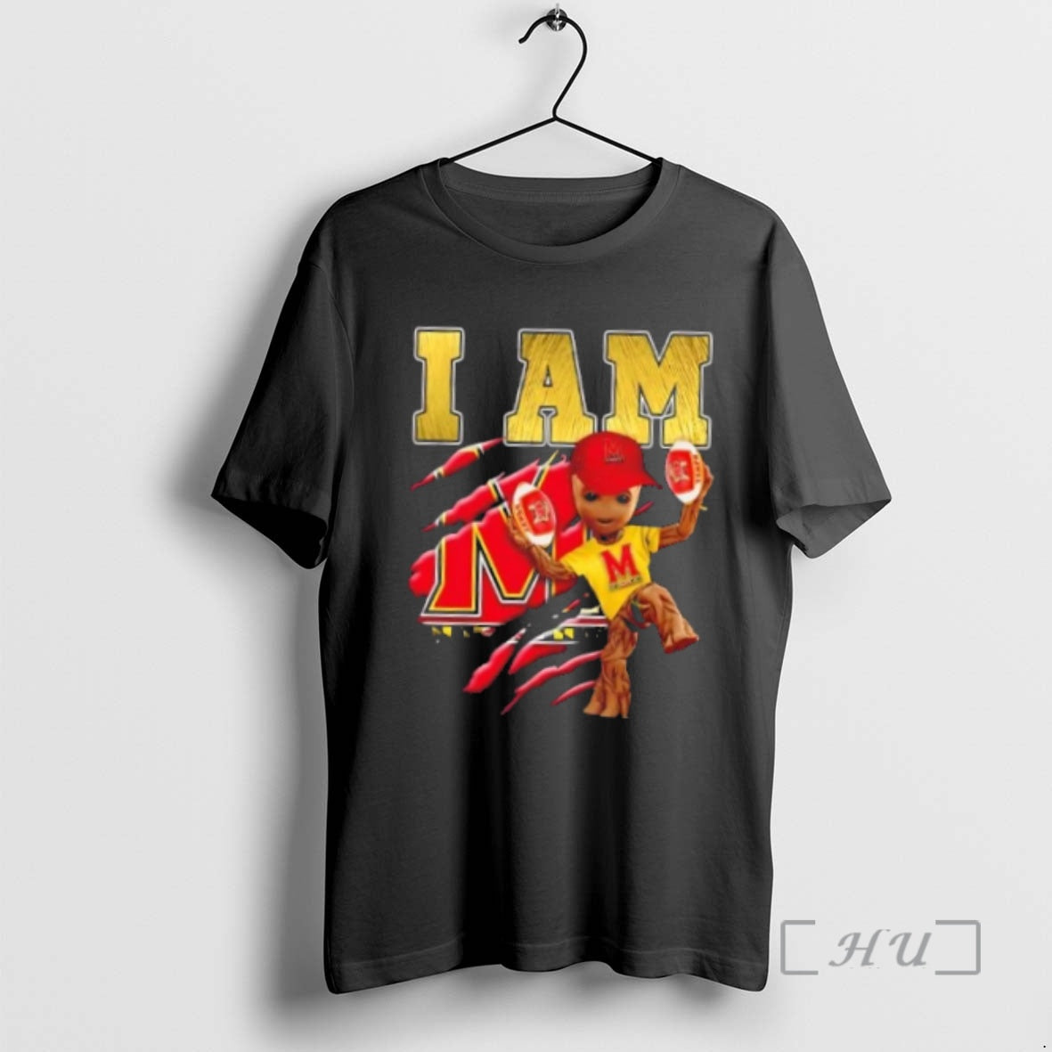 Officials Groot I Am Maryland Terrapins Fan Premium T Shirt Sweater