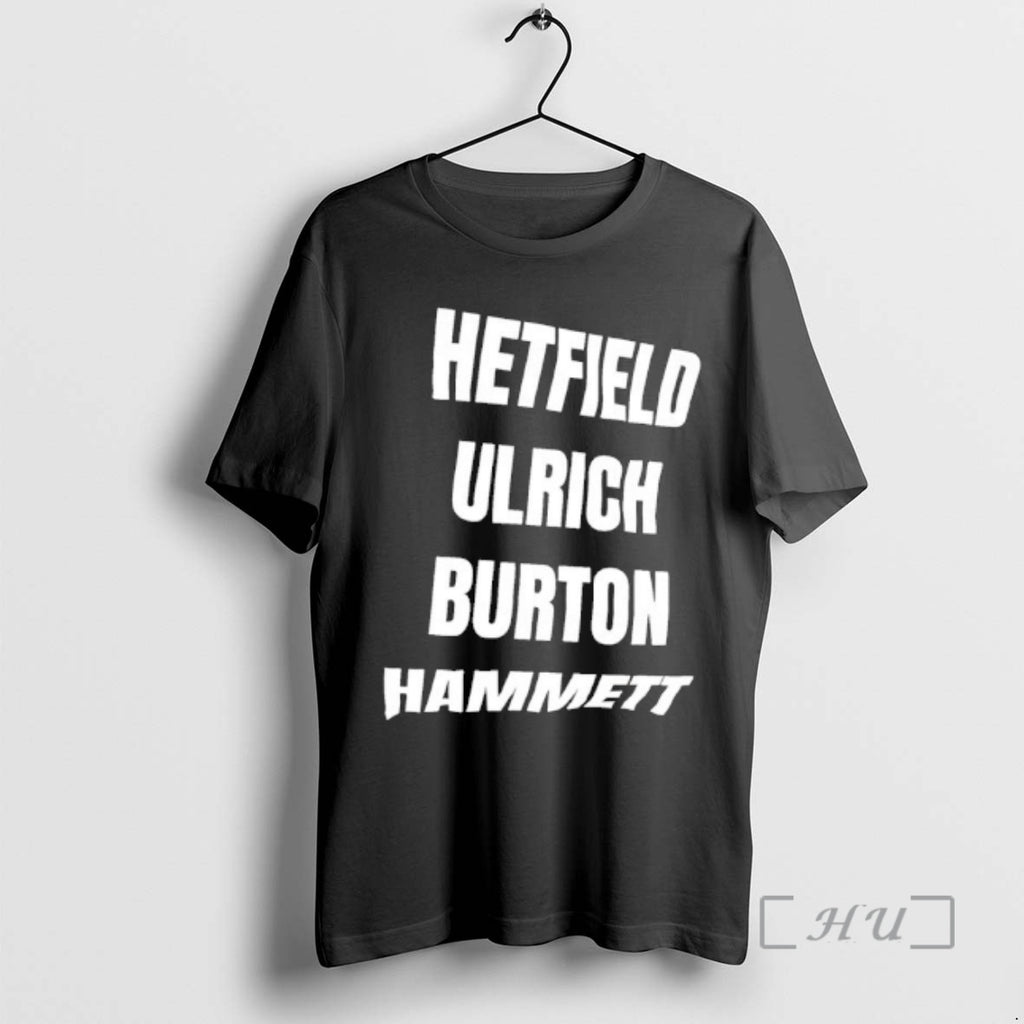 Officials Hetfield Ulrich Burton Hammett