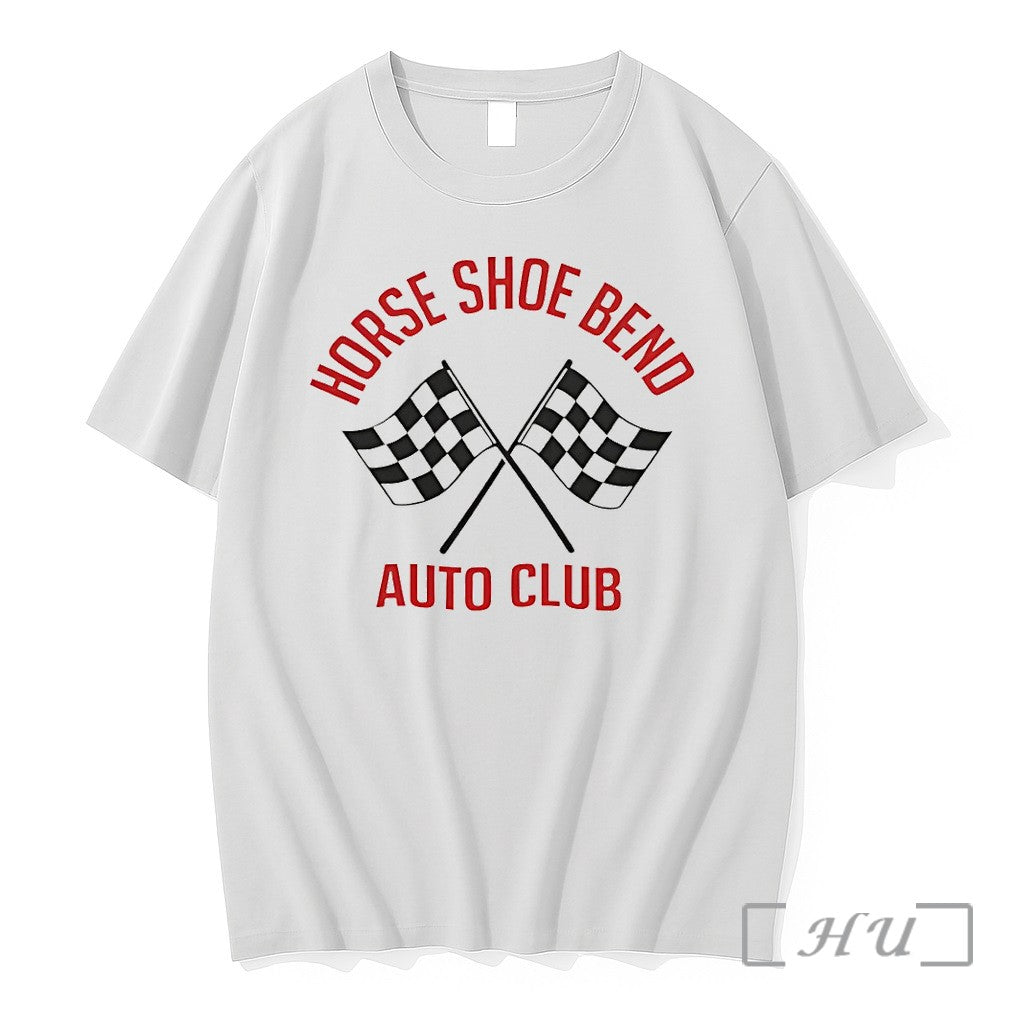 Officials Horse Shoe Bend Auto Club Vintage Premium T Shirts Sweater Jpg Unisex , , , Long Sleeve Tee