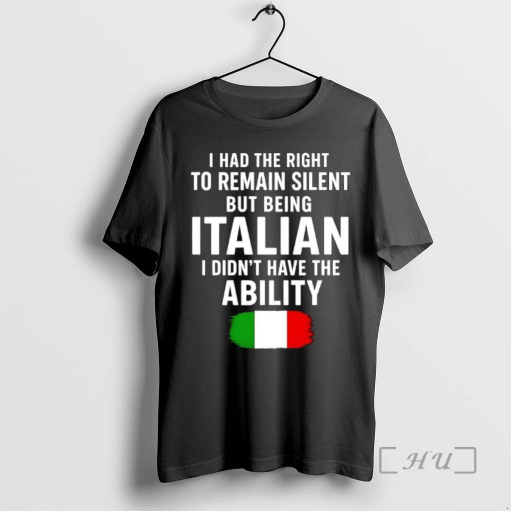 Officials I Had The Right To Remain Silent But Being Italian I Didnt Have The