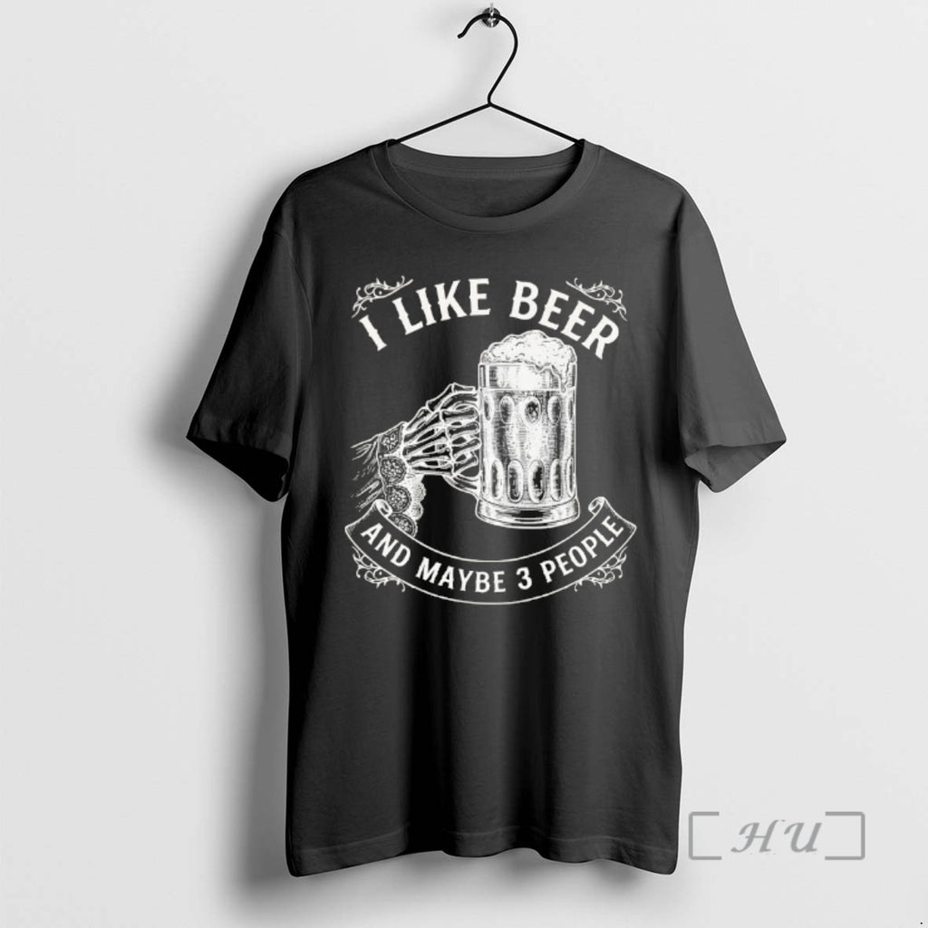 Officials I Like Beer Introvert Skeleton And Maybe 3 People