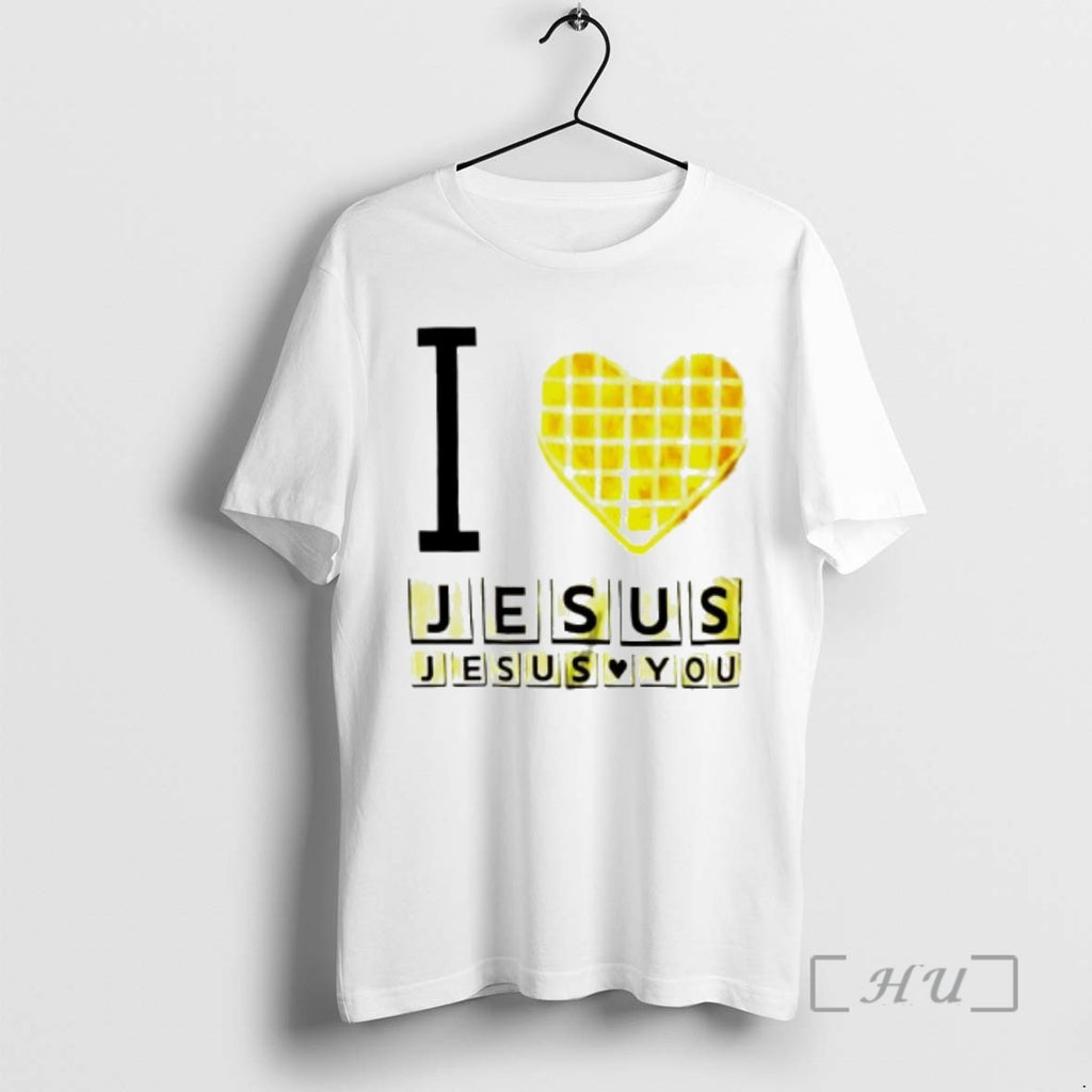 Officials I Love Jesus Jesus Love You Waffle