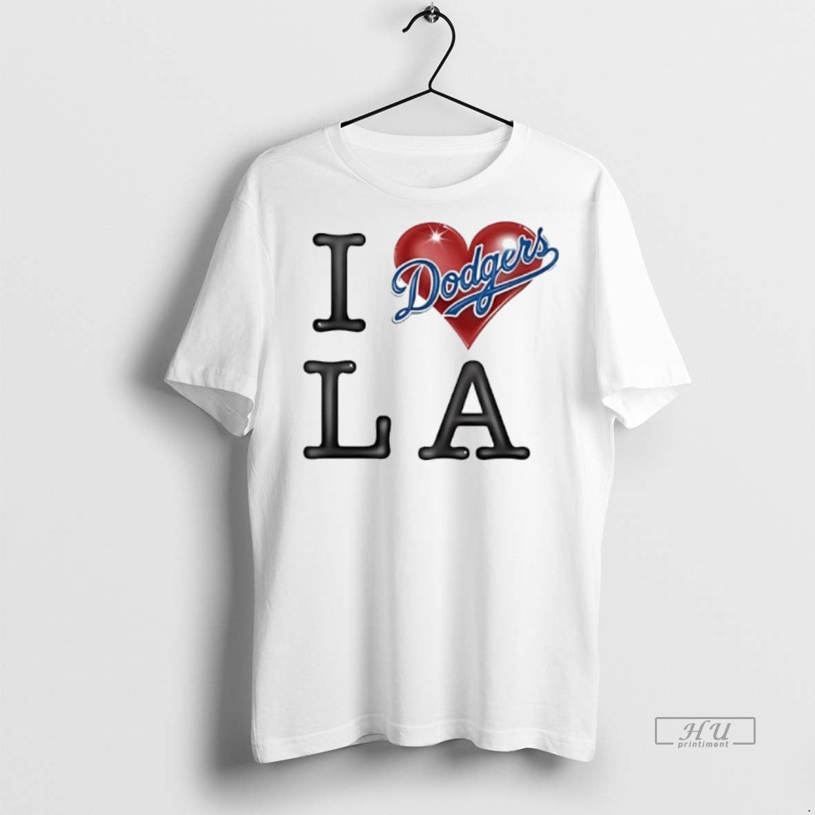 Officials I Love La Dodgers Logo Premium Tee Shirt Sweater