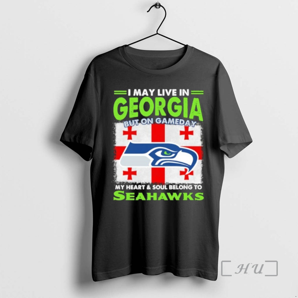 Officials I May Live In Georgia But On Game Day Flag My Heart Soul Belong