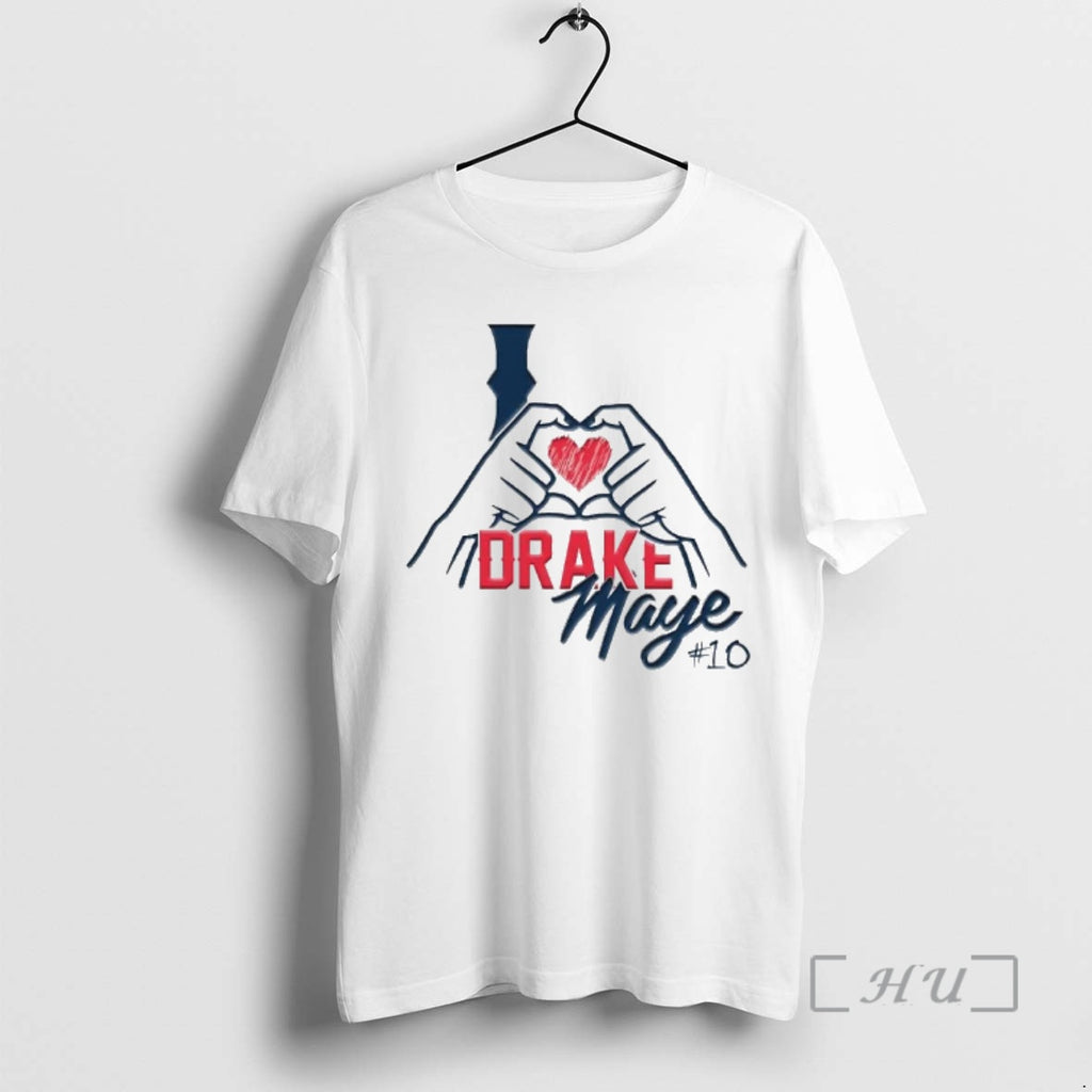 Officials I Love Drake Maye 10 Heart Patriots