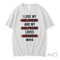 Officials I Love My Girlfriend And My Girlfriend Loves Jungkook Unisex , , , Long Sleeve Tee
