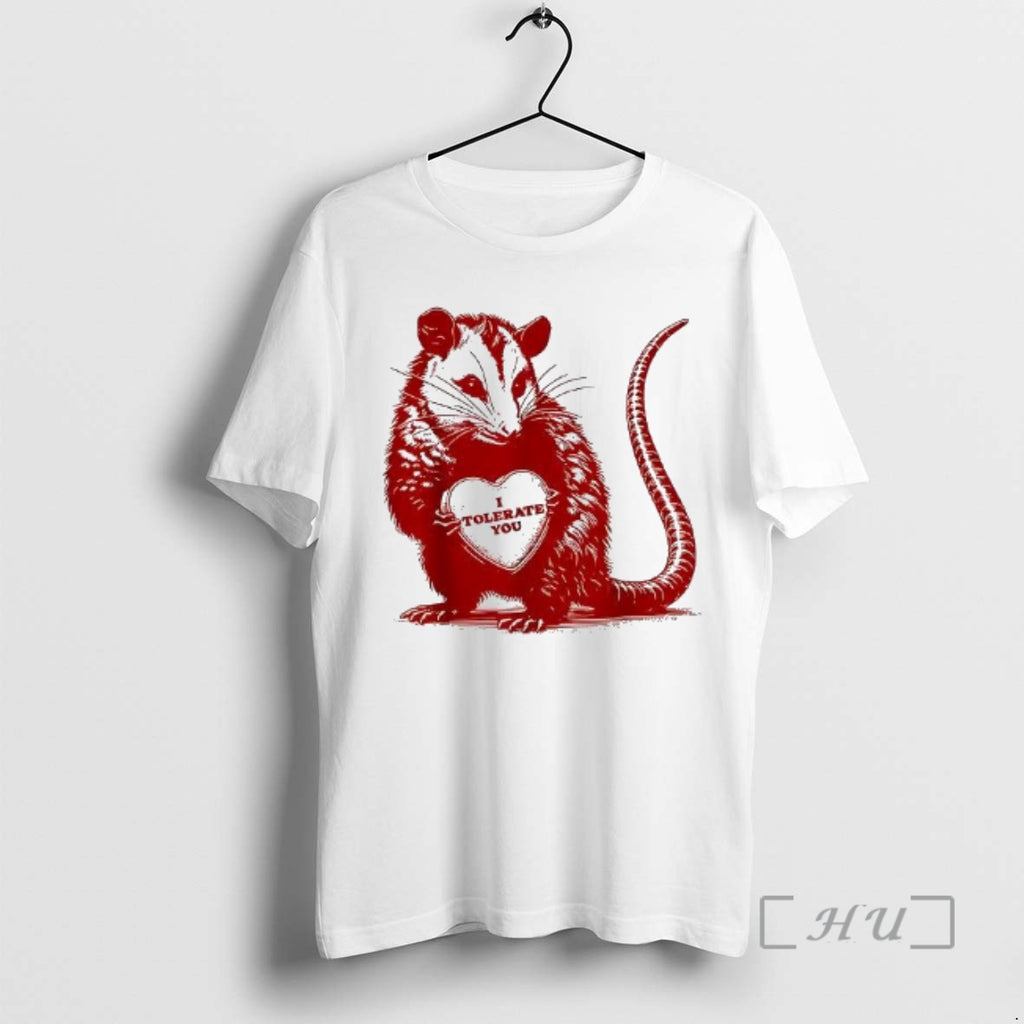 Officials I Tolerate You Opossum Happy Valentine Day Woman