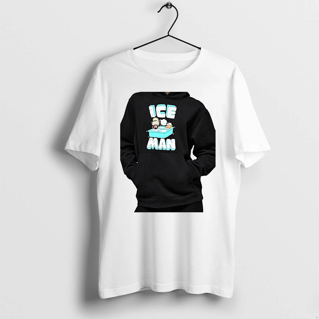 Officials Iceman Crying Drake And Akademiks In Ice Tray Cartoon Premium T Shirt