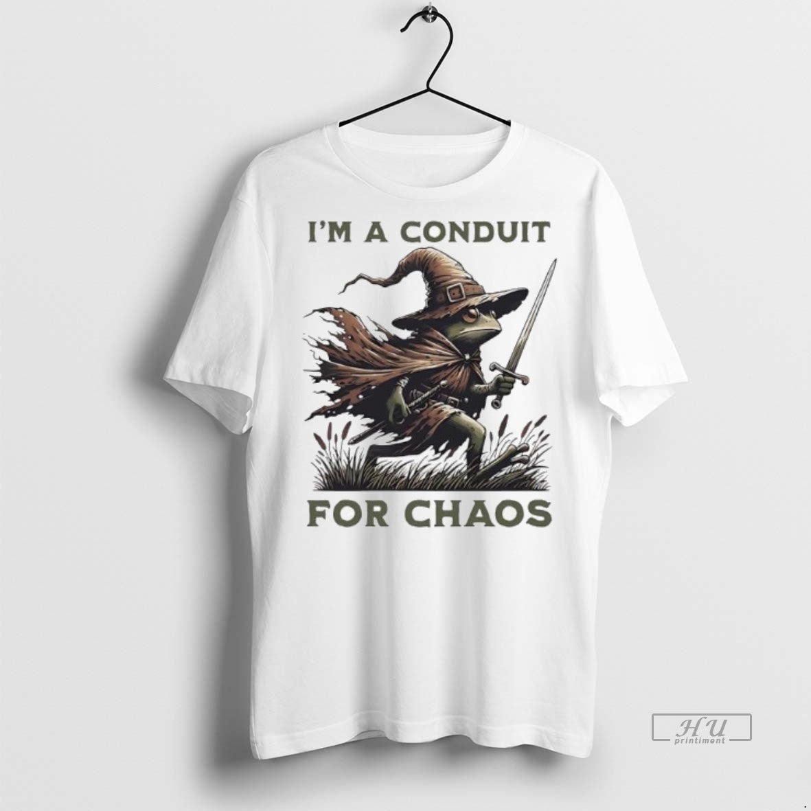 Officials Im A Conduit For Chaos Frog Premium Tee Shirt Sweater